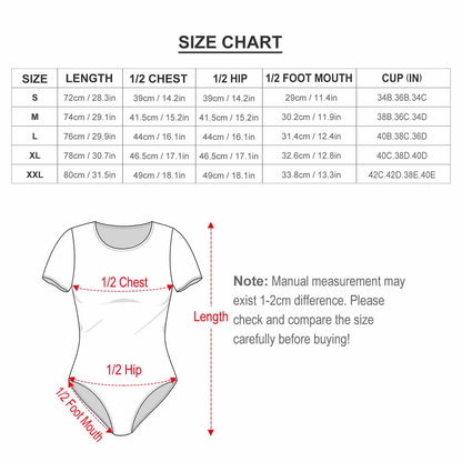 Custom Face Green Palm Leaves Women's Regular Crew Neck Short Sleeve T-Shirt Bodysuit