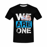 Custom Family Portrait We Are One Text T-shirt