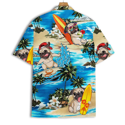 Custom Face Hawaiian Shirts for Men Women Hawaiian Summer Short Sleeve Casual Loose Button Shirt