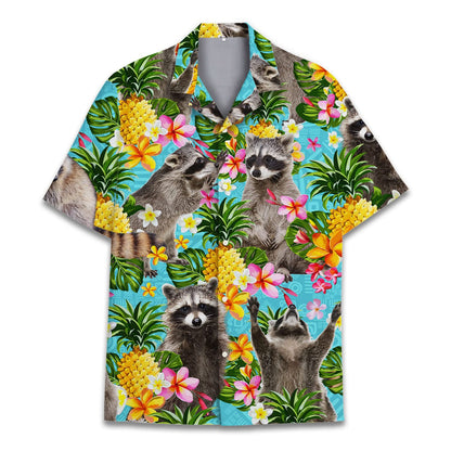 Custom Face Hawaiian Shirts for Men Women Hawaiian Summer Short Sleeve Casual Loose Button Shirt