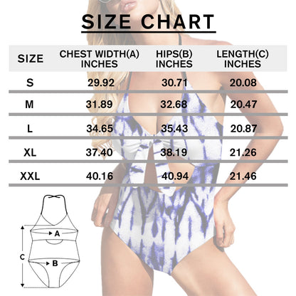 Custom American Flag Monokini Custom USA Flag Face Swimsuit Personalized Women's Backless Bow One Piece Bathing Suit Celebrate Holiday Party - YesCustom