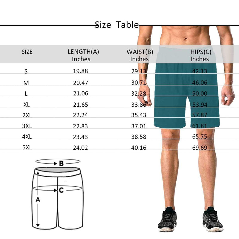 【Hot Selling】4th of July Beach outfits Custom Face Flag Personalized Photo Men's Elastic Beach Shorts