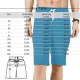 【Hot Selling】4th of July Beach outfits Custom Face Flag White Star Personalized Photo Men's Beach Shorts Drawstring Shorts