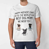 Custom Photo Nickname Name Unisex Best Pet MoM T-shirt for Mom Grandma