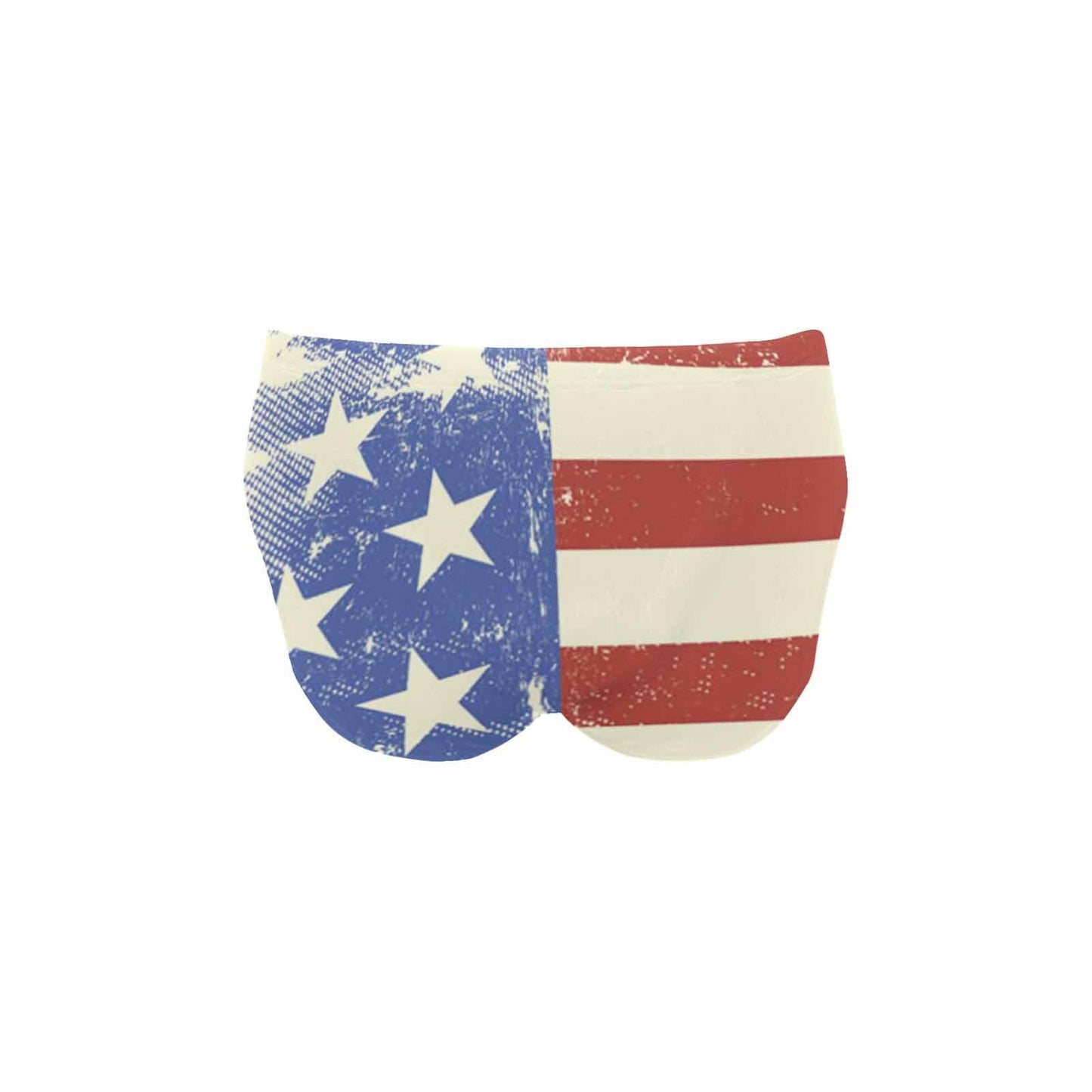 Custom Custom Face American Flag Love Men's Swim Shorts Print Quick Dry Swim Underwear Design Skinny Triangle Briefs Bottoms for Swimming Sports Athletic Spring Summer - YesCustom