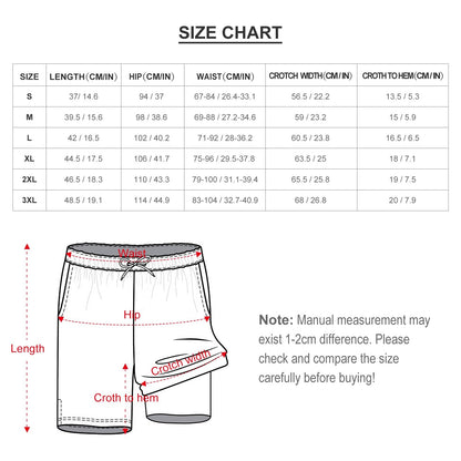 Custom Face US Flag Men's Quick Dry 2 in 1 Surfing & Beach Shorts Male Gym Fitness Shorts