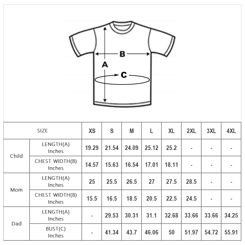 Custom Family Portrait Love Heart Print T-shirt