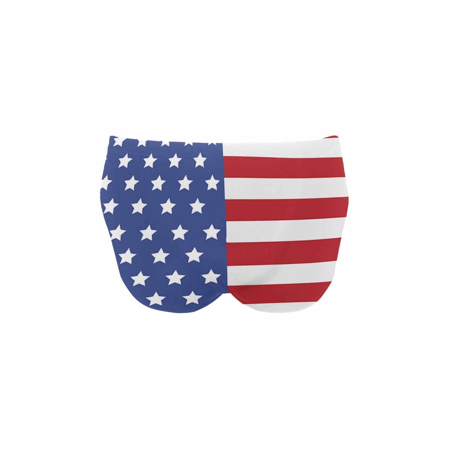 The Fourth of July-USA Flag Men's Swimming Briefs Swim Shorts Triangle Briefs Bottoms for Summer Swimming Water Sports