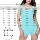 Personalised Swimsuit Custom Face National Flag Women's One Piece Boyleg Swimsuit Celebrate Holiday