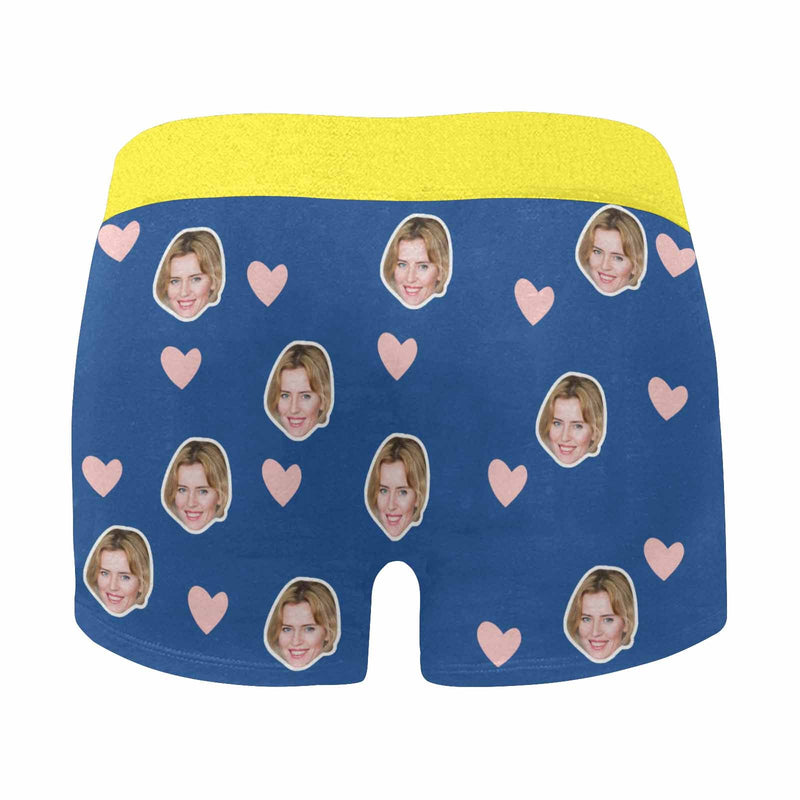 Custom Face Boxers Underwear Personalized Love Mens' All Over Print Boxer Briefs