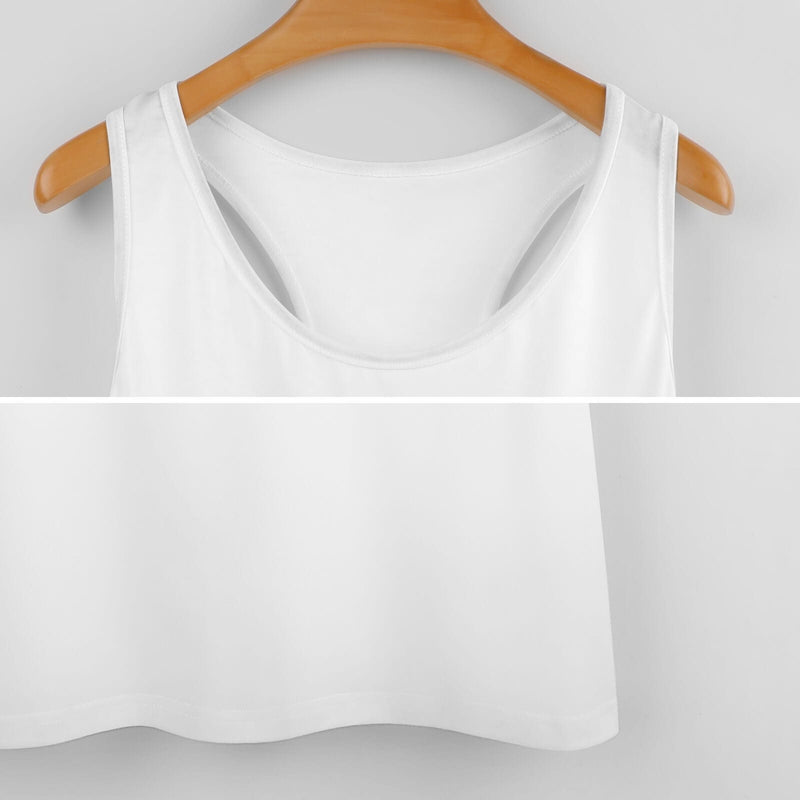 Custom Face Tops Design Small Heart Women's Racerback Yoga Tank Top –  Custom Face Shirt