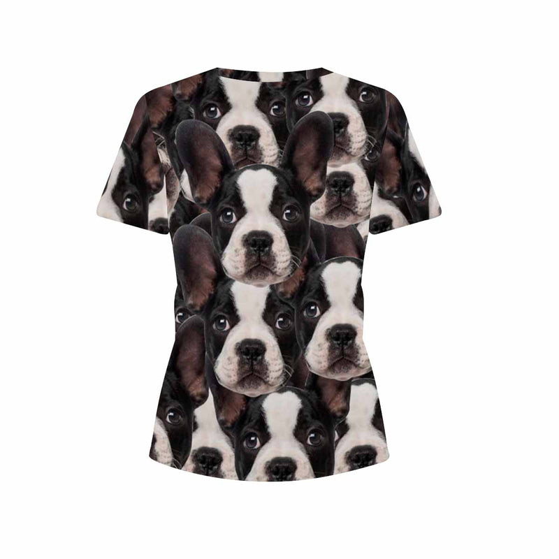 Custom Face Pet Women's All Over Print T-shirt