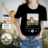 Custom Photo&Text Romantic Love Women's All Over Print T-shirt