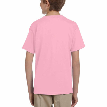 Custom Face Pink Kid's All Over Print T-shirt