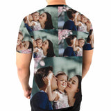 Custom Photo Tee Put Your Photo on Shirt Unique Design Men's All Over Print T-shirt