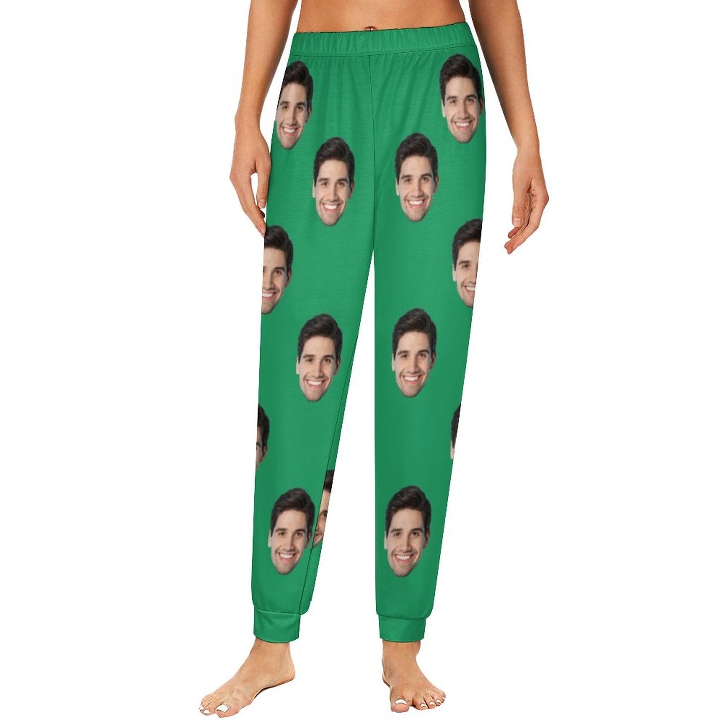 Custom Face Multicolor Pajama Pants Personalized Long Sleep Pants  Slumber Party