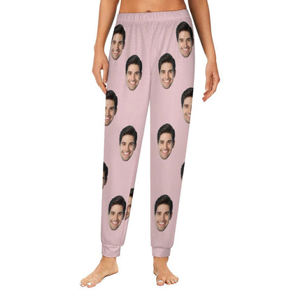 Custom Face Multicolor Pajama Pants Personalized Long Sleep Pants  Slumber Party