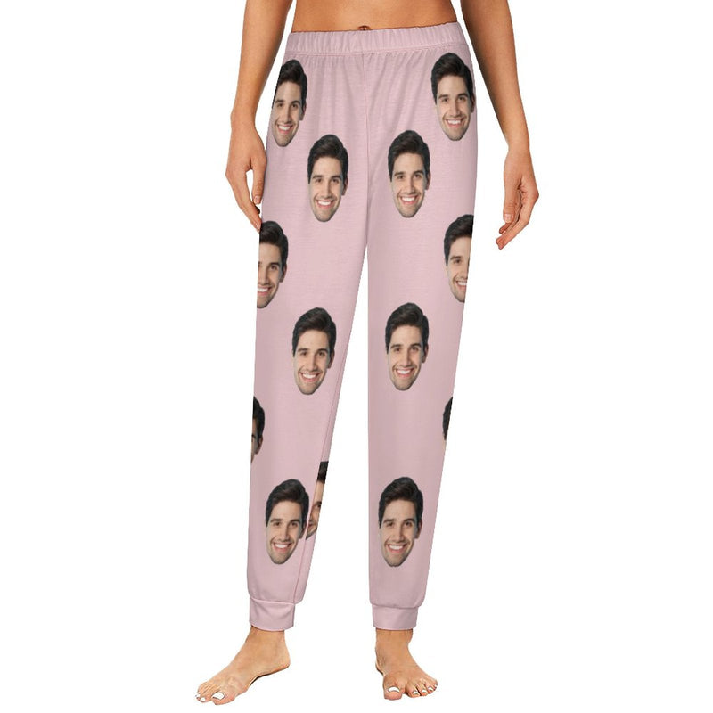 Custom Face Multicolor Pajama Pants Personalized Long Sleep Pants  Slumber Party