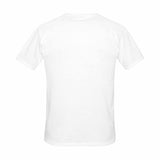 Custom Photo Perfect White Scannable Spotify Code T-shirt Personalized Men's All Over Print T-shirt