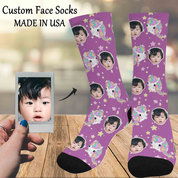 Custom Socks Face Socks with Baby Faces Personalized Socks Face on Socks Birthday Gifts for Grandma