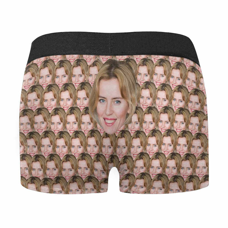 Custom Face Boxers Underwear Personalized Face Mens' All Over Print Boxer Briefs