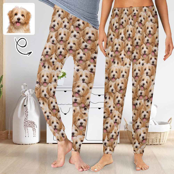 Custom Seamless Face Pajama Pants Personalized Long Sleep Pants  Slumber Party