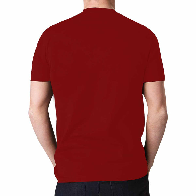 Custom Portrait Outline Shirt, Line Art Photo Shirt For Male, Custom Men's All Over Print T-shirt, Photo Outline Outfit For Pet