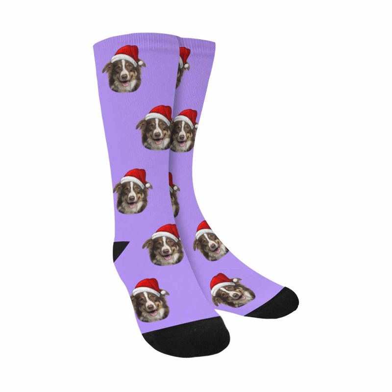 Custom Socks Dog Face Socks Personalized Socks Christmas Gifts for Boyfriend