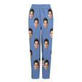 Custom Face Multicolor Pajama Pants Personalized Long Sleep Pants  Slumber Party