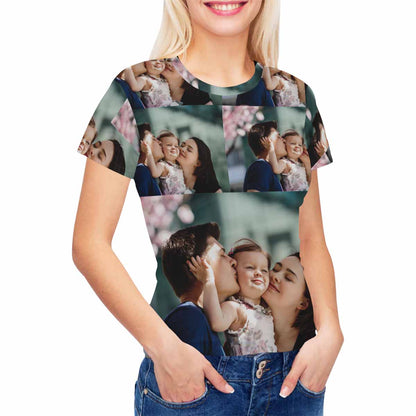 Custom Photo Women's All Over Print T-shirt