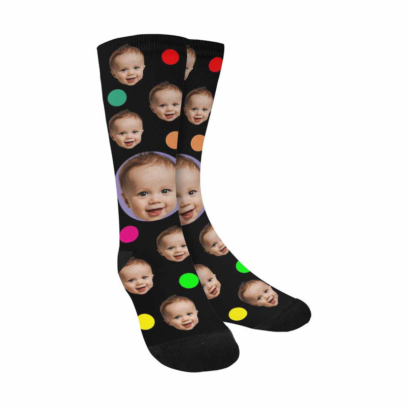 Custom Socks Face Socks with Faces Personalized Socks Birthday Gifts for Dad
