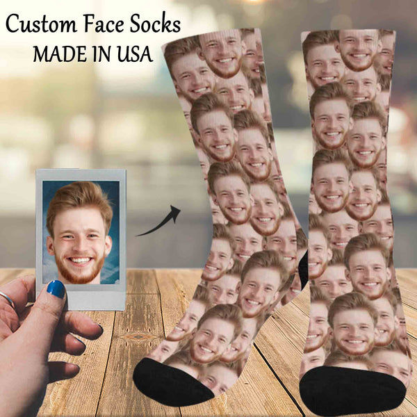 Custom Socks Face Socks with Faces Personalized Socks Face on Socks Anniversary Gifts for Husband