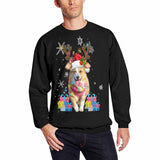 Personalized Pet&Gift Sweater With Face, Custom Photo Men's All Over Print Crewneck Sweatshirt