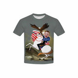 Custom Face Horse Kid's All Over Print T-shirt