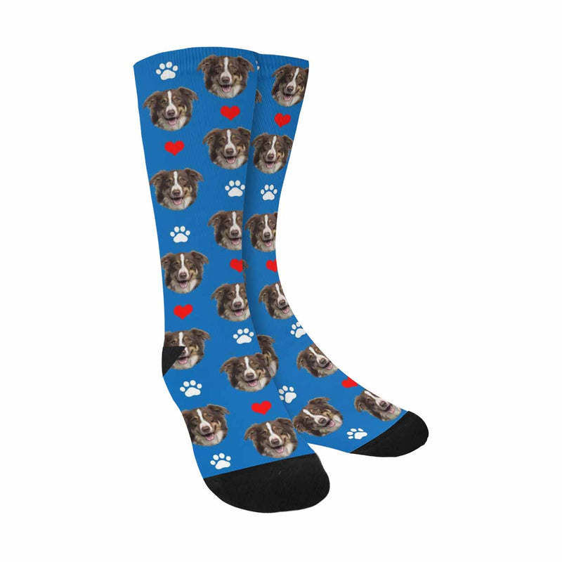 Custom Socks Dog Face Socks Personalized Socks Face on Socks Christmas Gifts for Mom