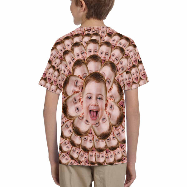 Custom Face Kid's All Over Print T-shirt