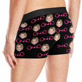 Custom Face Boxers Underwear Personalized Ring Mens' All Over Print Boxer Briefs