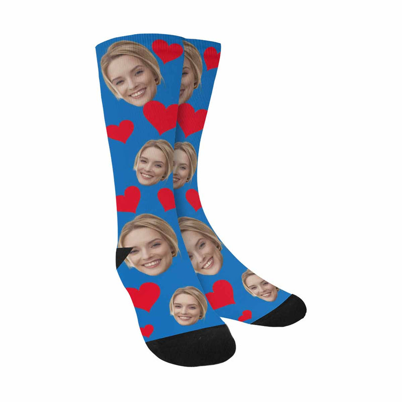 Custom Socks Face Socks with Faces Personalized Socks Valentine's Day Gifts for Wife