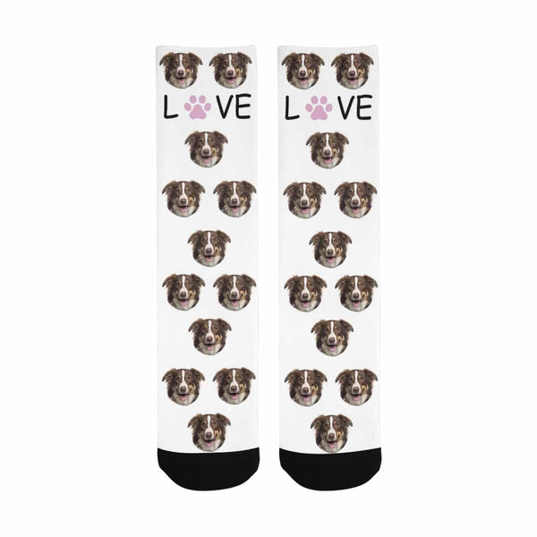 Custom Socks Dog Face Socks Personalized Socks Face on Socks Christmas Gifts for Husband