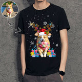 Custom Face Your Pet&Gift Tee Put Your Photo on Shirt Unique Design Men's All Over Print T-shirt