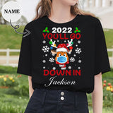 Custom Name 2022 You'll Go Tee Put Your Photo on Shirt Unique Design Women's All Over Print T-shirt