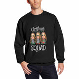 Personalized Christmas Squad Sweater With Face, Custom Photo Men's All Over Print Crewneck Sweatshirt