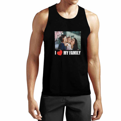 Custom Photo Family Men's All Over Print Tank Top