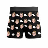 Custom Face Boxers Underwear Personalized I Love You The Moon Mens' All Over Print Boxer Briefs