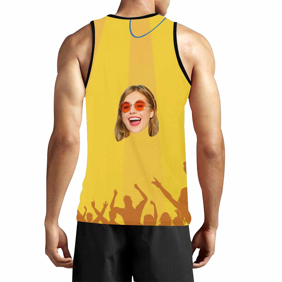 Custom Face Basketball Men's All Over Print Tank Top