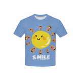 Custom Face Sun Kid's All Over Print T-shirt