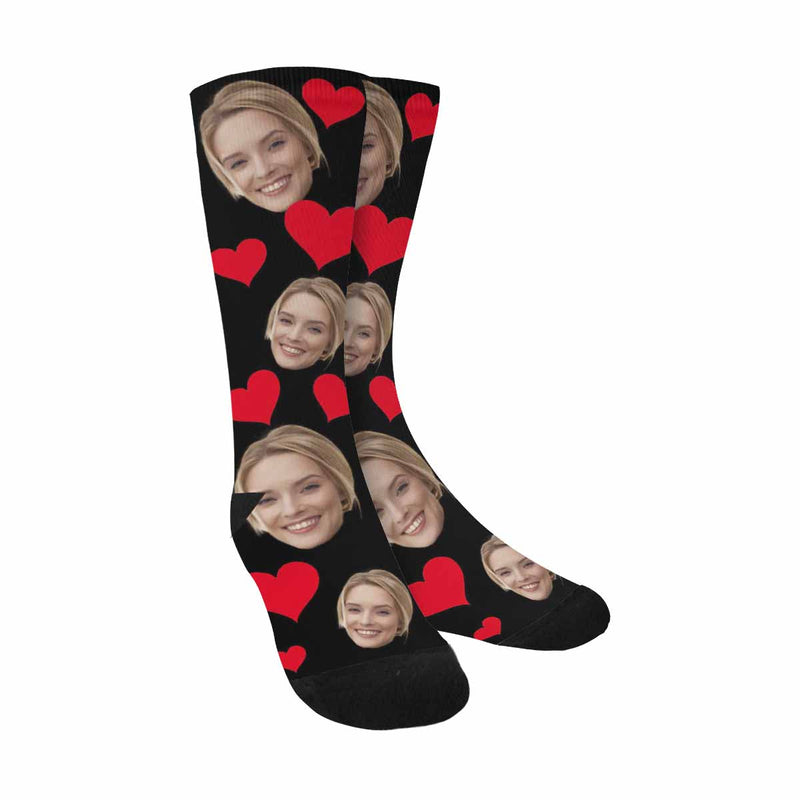Custom Socks Face Socks with Faces Personalized Socks Valentine's Day Gifts for Wife