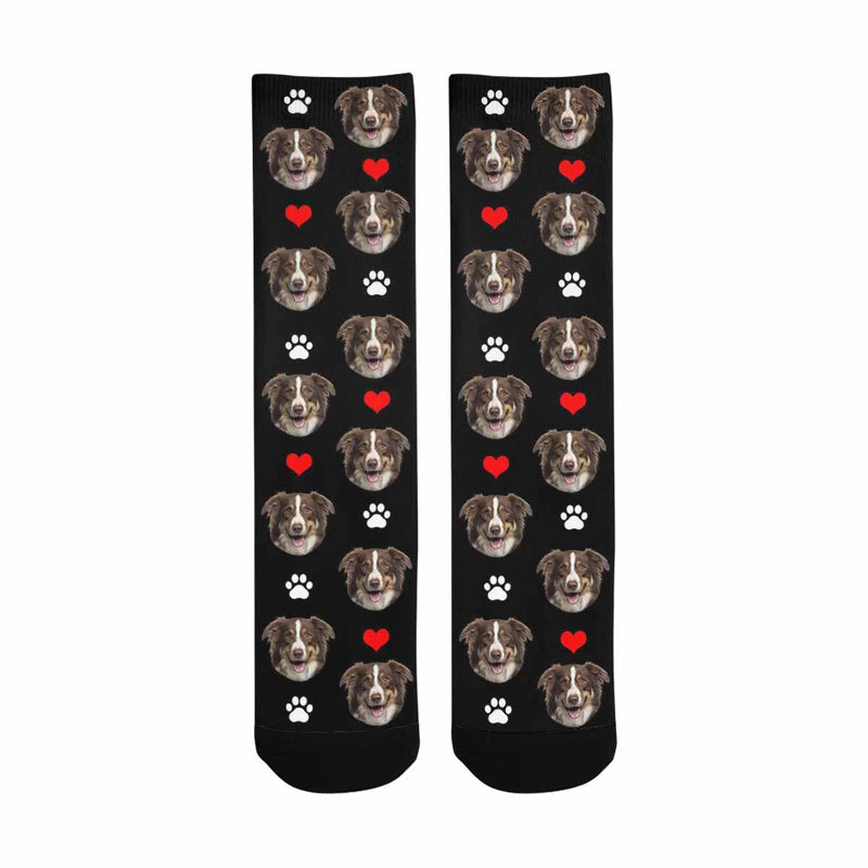Custom Socks Dog Face Socks Personalized Socks Face on Socks Christmas Gifts for Mom
