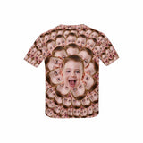 Custom Face Kid's All Over Print T-shirt
