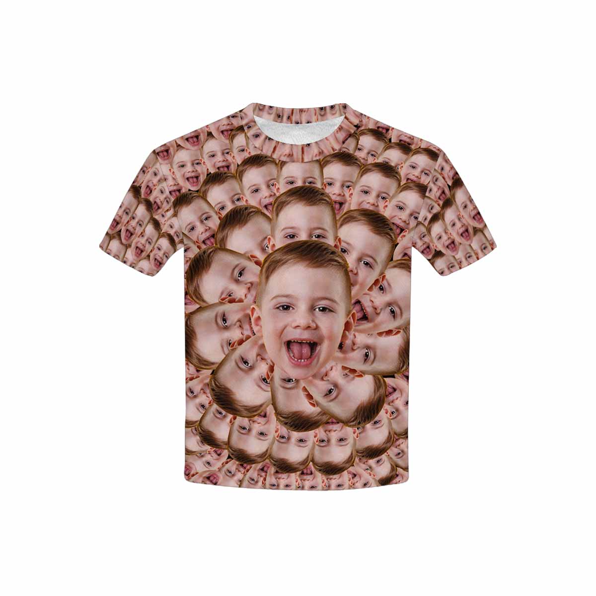 Custom Face Kid's All Over Print T-shirt